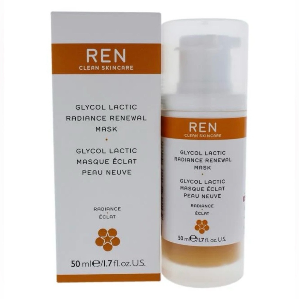 560. NIB! REN Clean Glycol Lactic Radiance Renewal Mask - 50ml